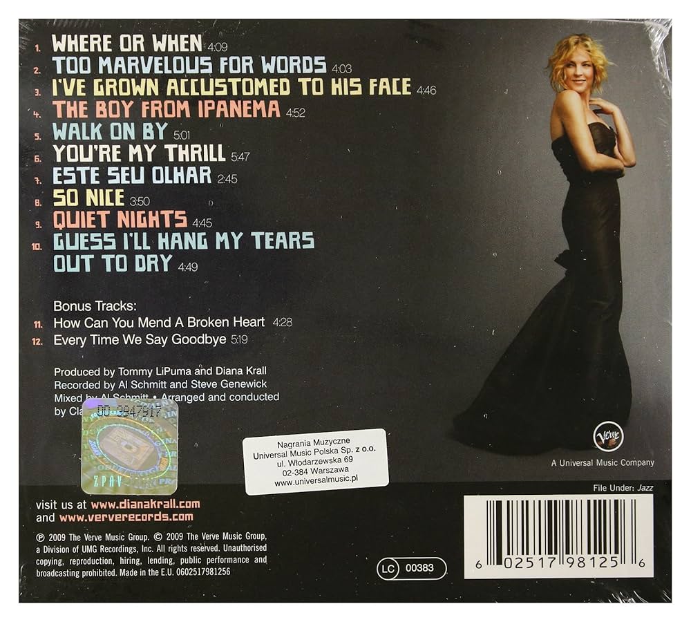 ダイアナ・クラール / Quiet Nights (45回転2枚組LPレコード) Amazon.co.jp: Quiet Nights: ミュージック